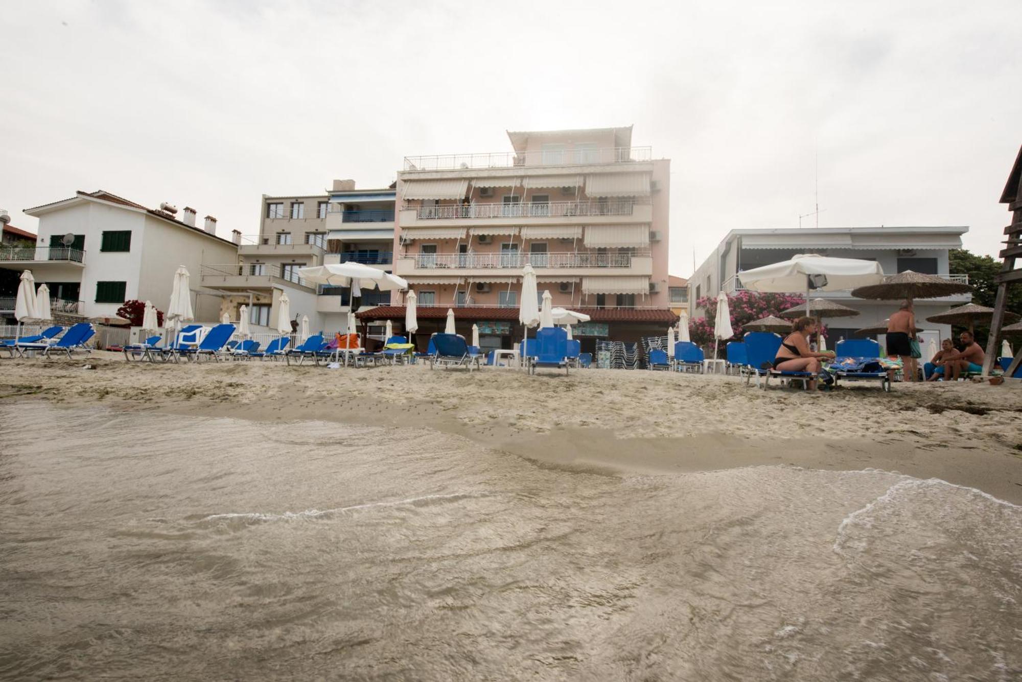 Aparthotel Aris Paralía Exterior foto